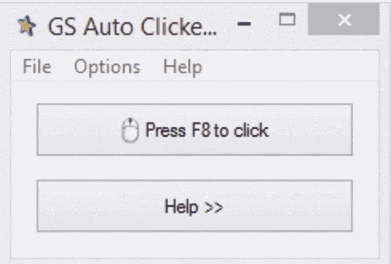 GS Auto Clicker — skærmbillede 1